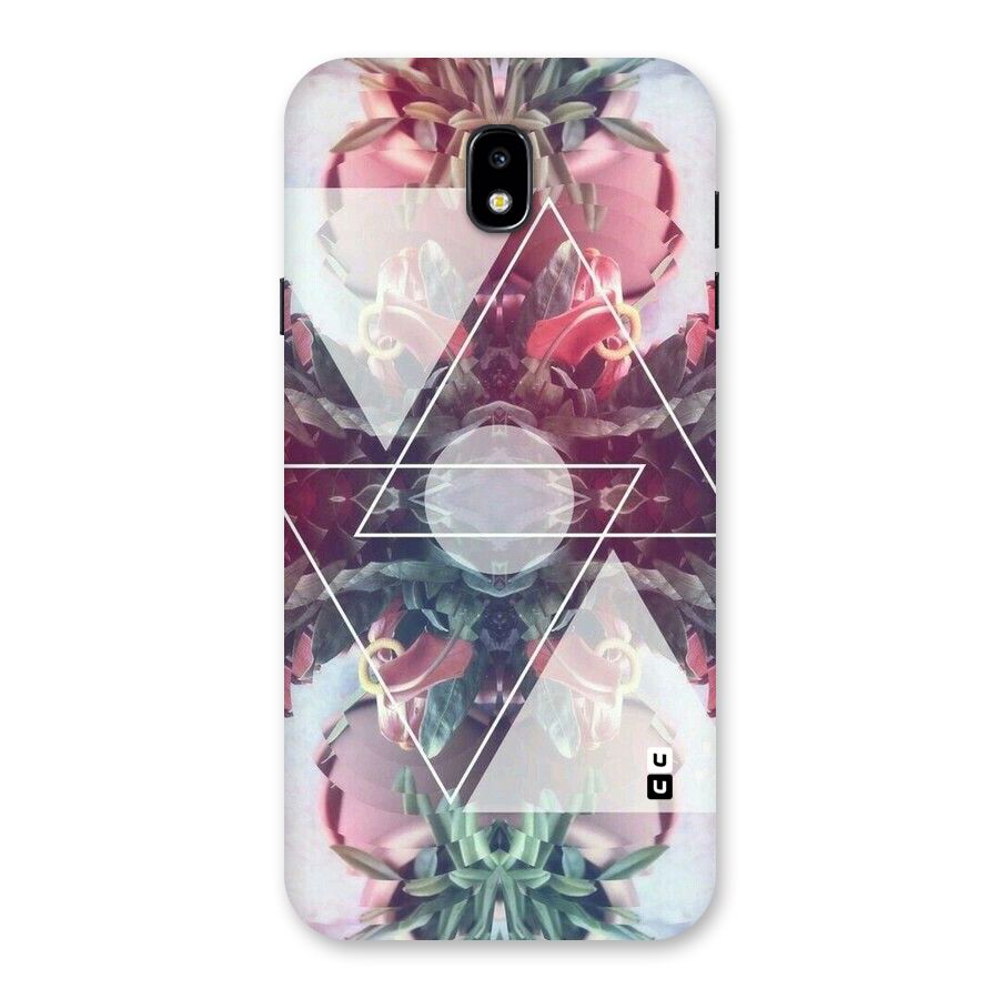 Floral Triangle Back Case for Galaxy J7 Pro