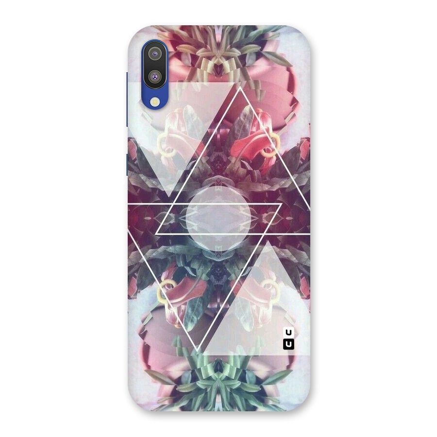 Floral Triangle Back Case for Galaxy M10