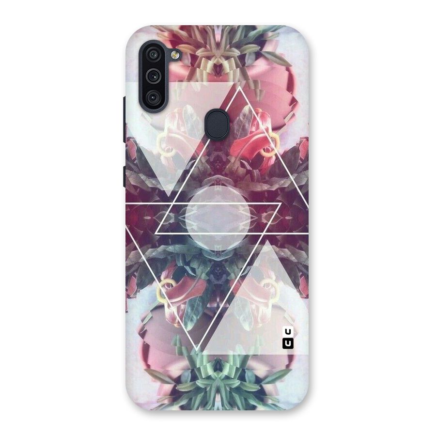 Floral Triangle Back Case for Galaxy M11