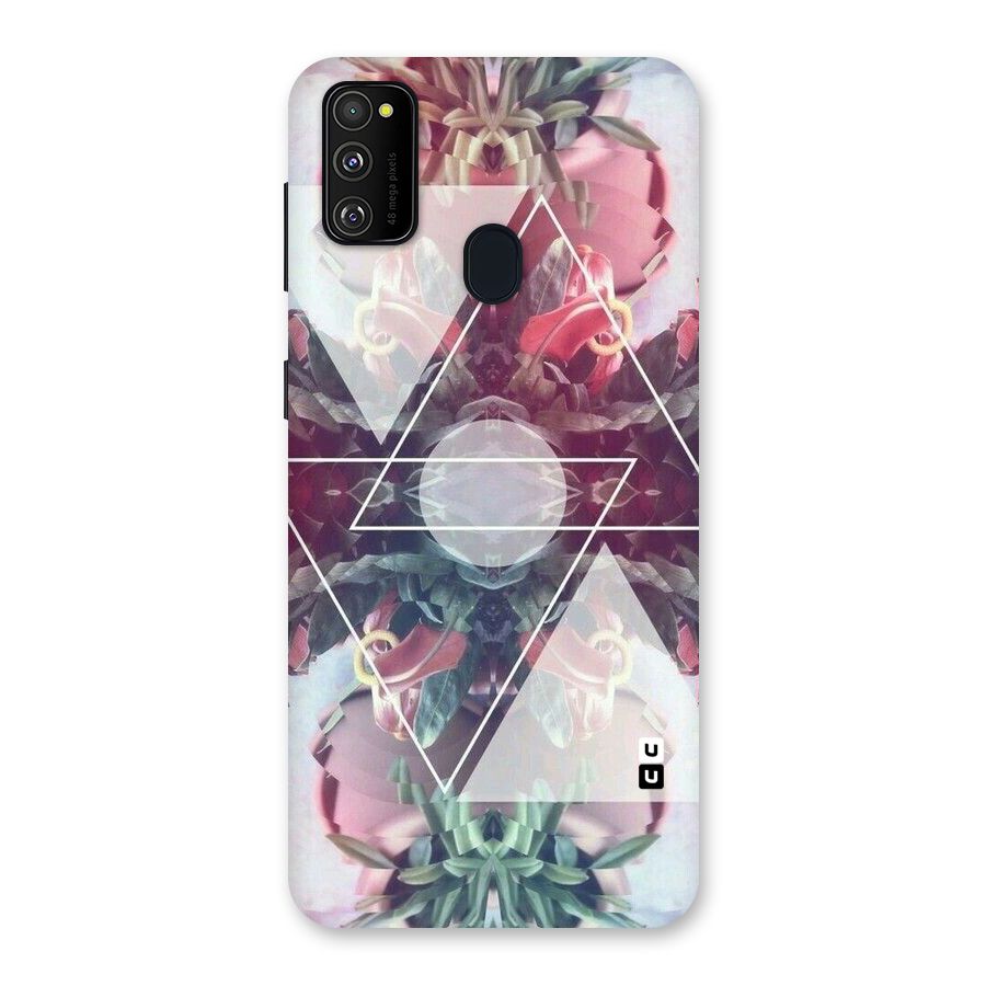 Floral Triangle Back Case for Galaxy M30s