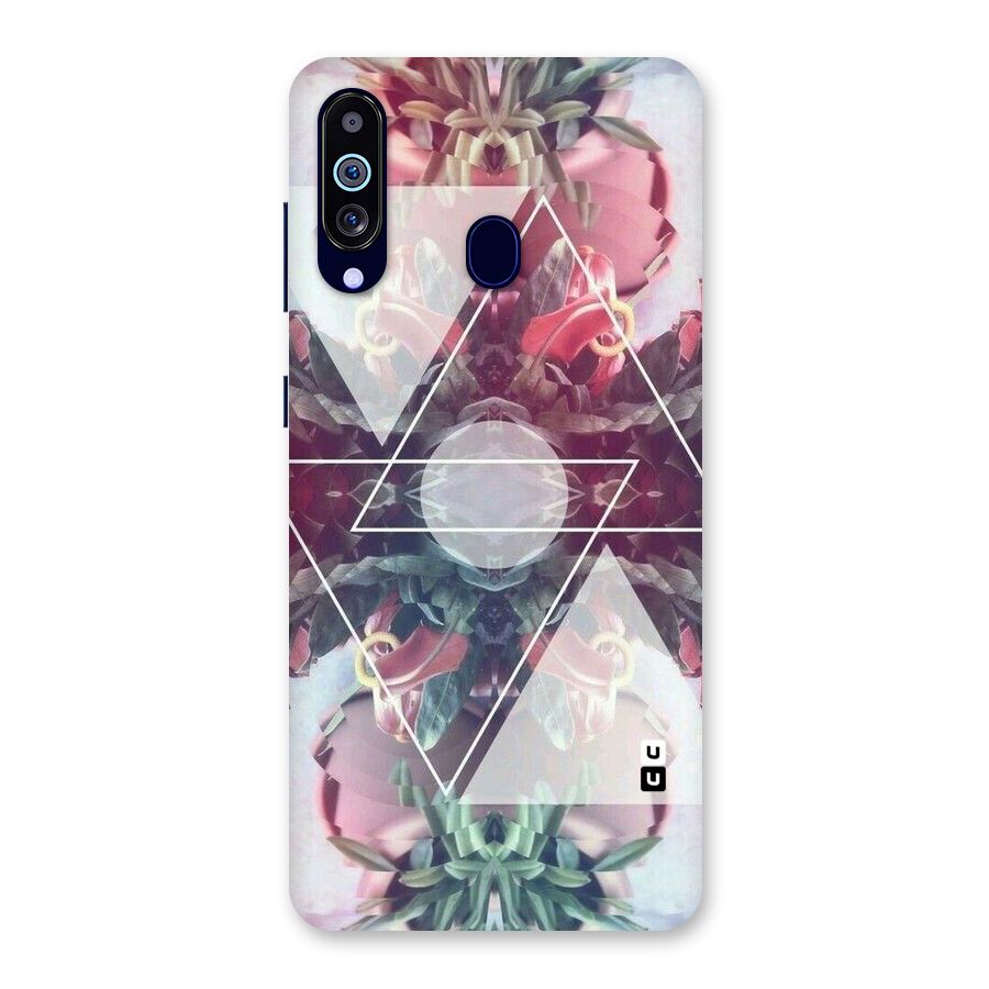 Floral Triangle Back Case for Galaxy M40