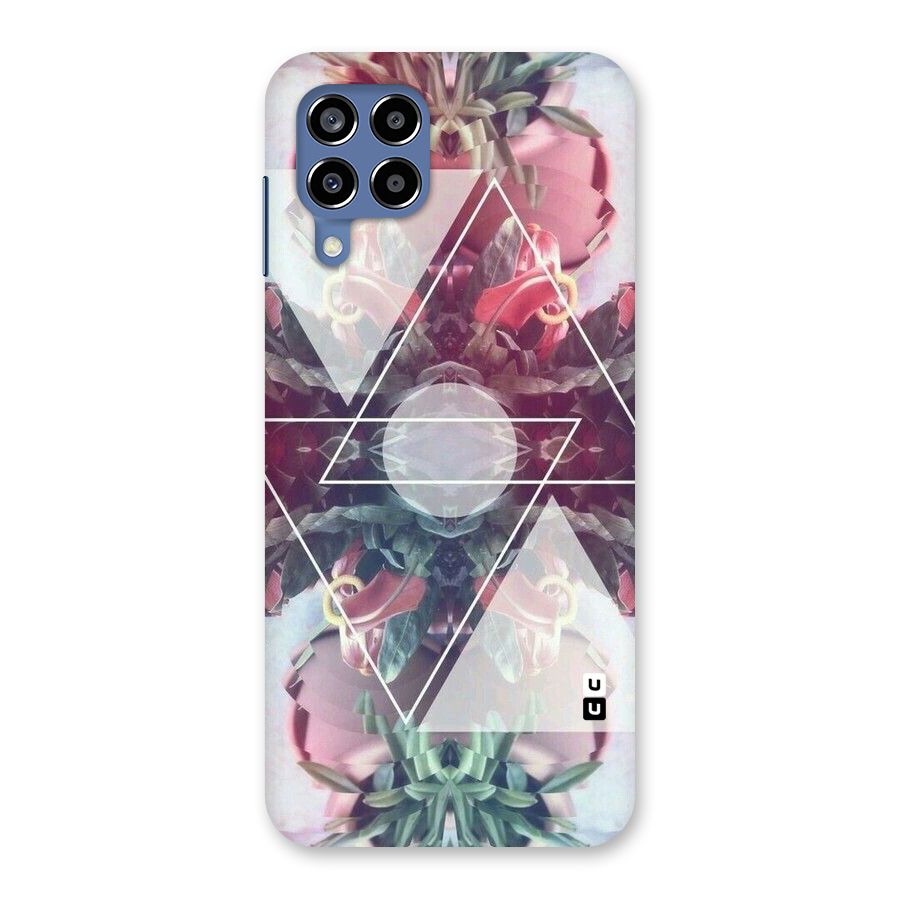 Floral Triangle Back Case for Galaxy M53 5G