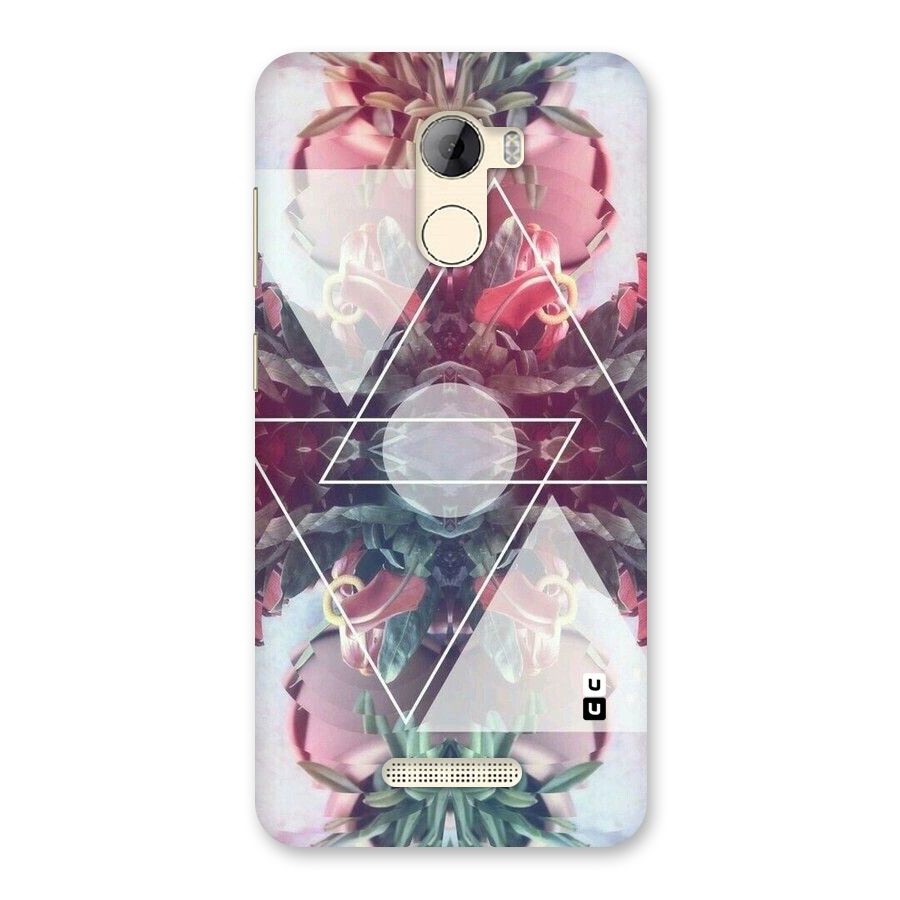 Floral Triangle Back Case for Gionee A1 LIte
