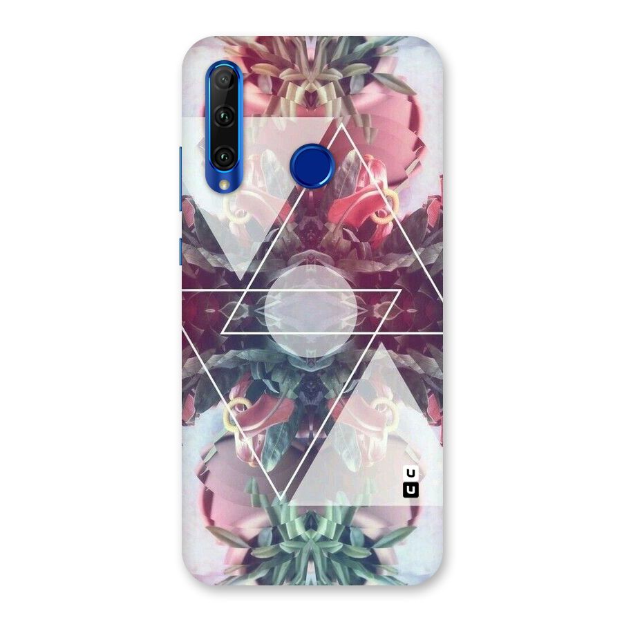 Floral Triangle Back Case for Honor 20i