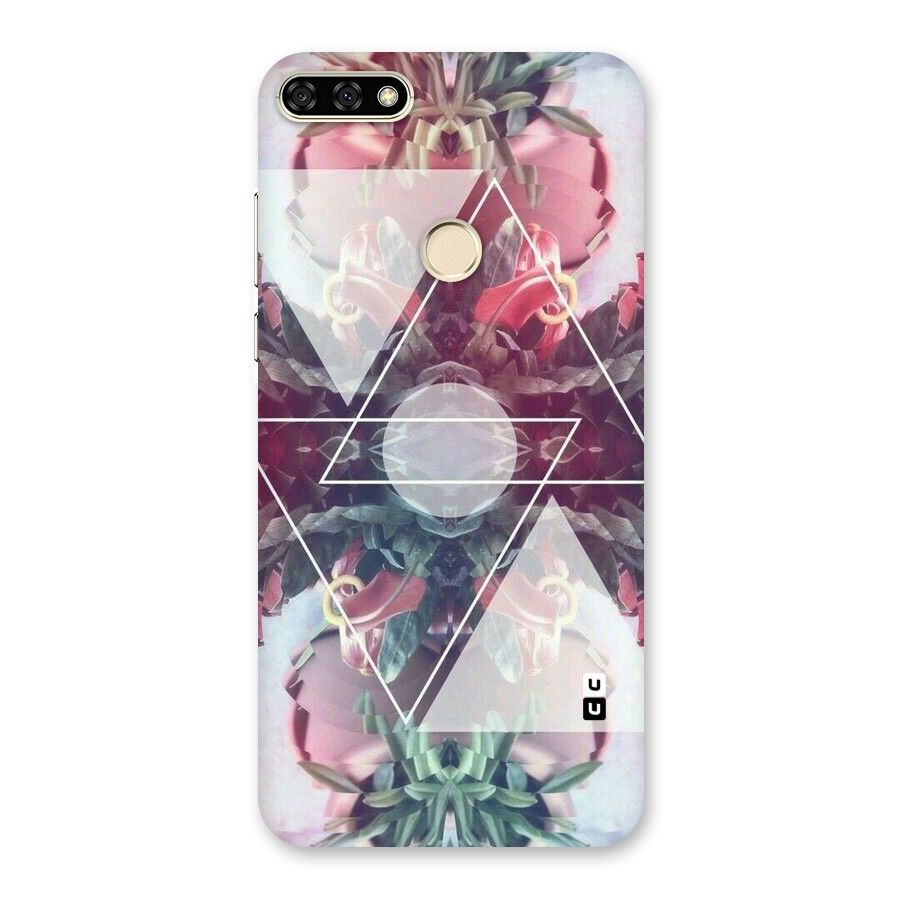 Floral Triangle Back Case for Honor 7A