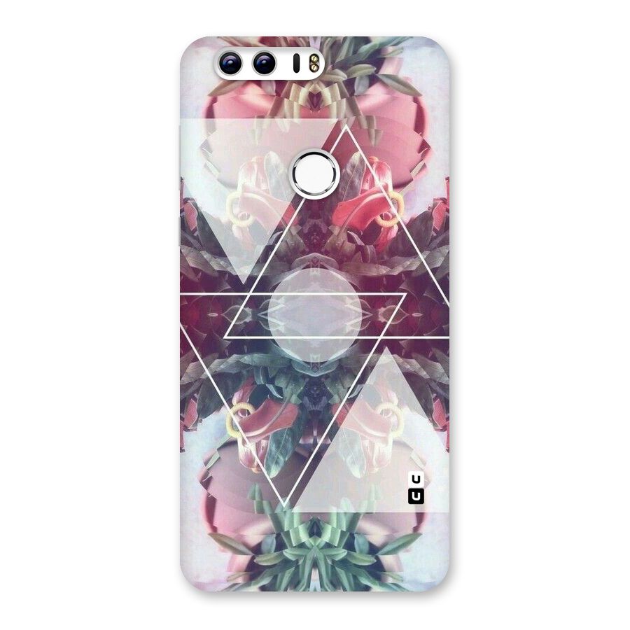 Floral Triangle Back Case for Honor 8