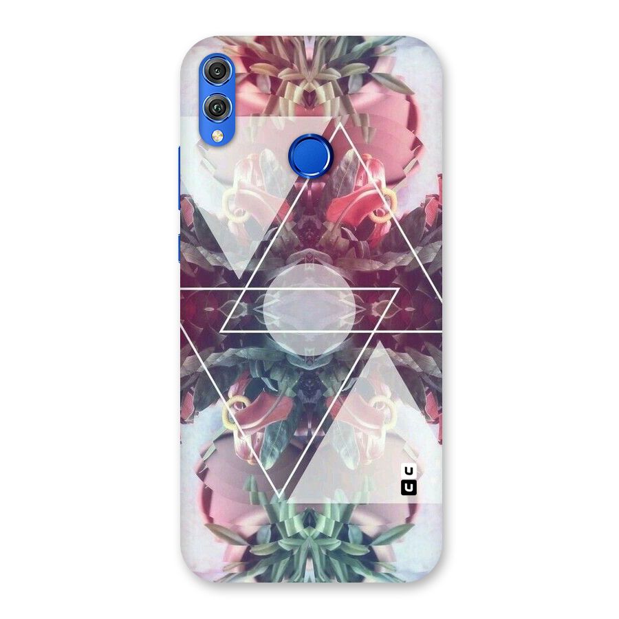 Floral Triangle Back Case for Honor 8X