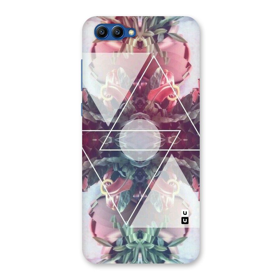 Floral Triangle Back Case for Honor View 10