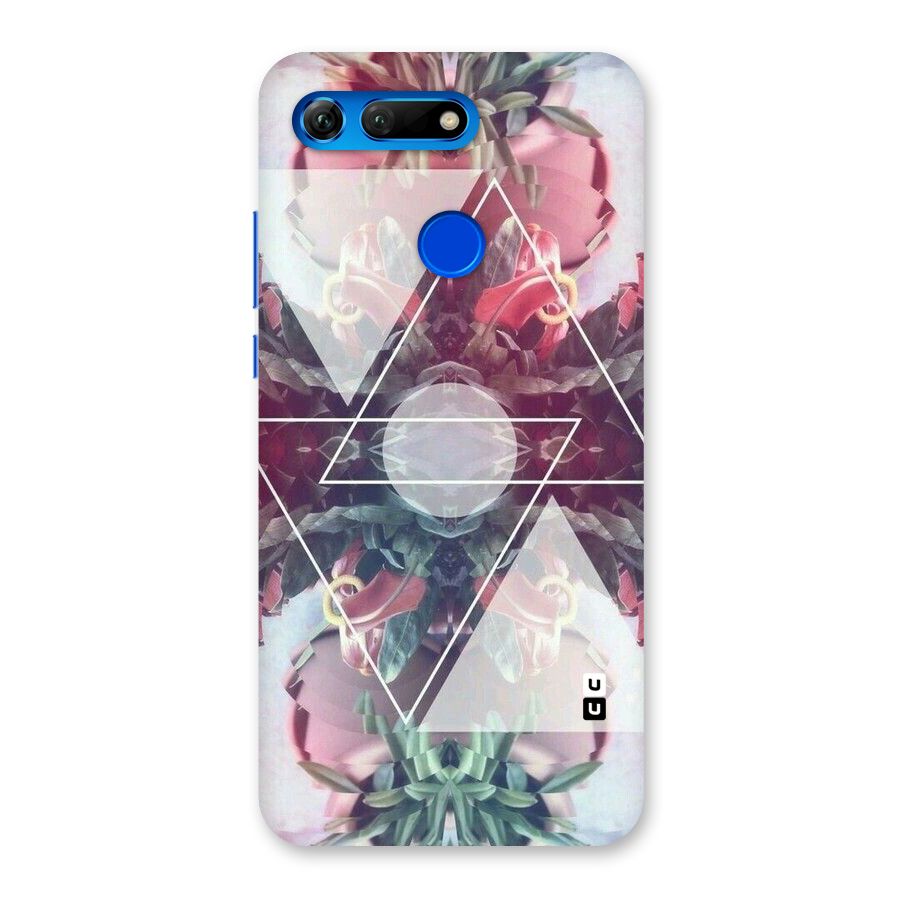 Floral Triangle Back Case for Honor View 20