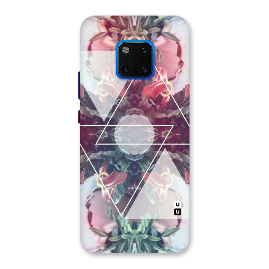 Floral Triangle Back Case for Huawei Mate 20 Pro
