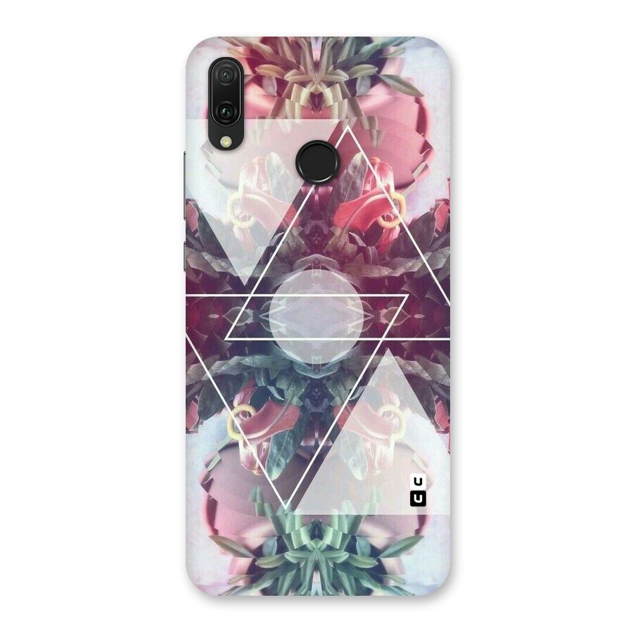 Floral Triangle Back Case for Huawei Y9 (2019)