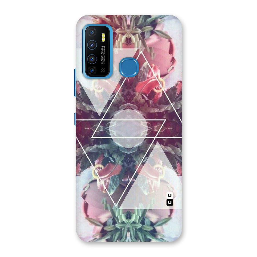 Floral Triangle Back Case for Infinix Hot 9