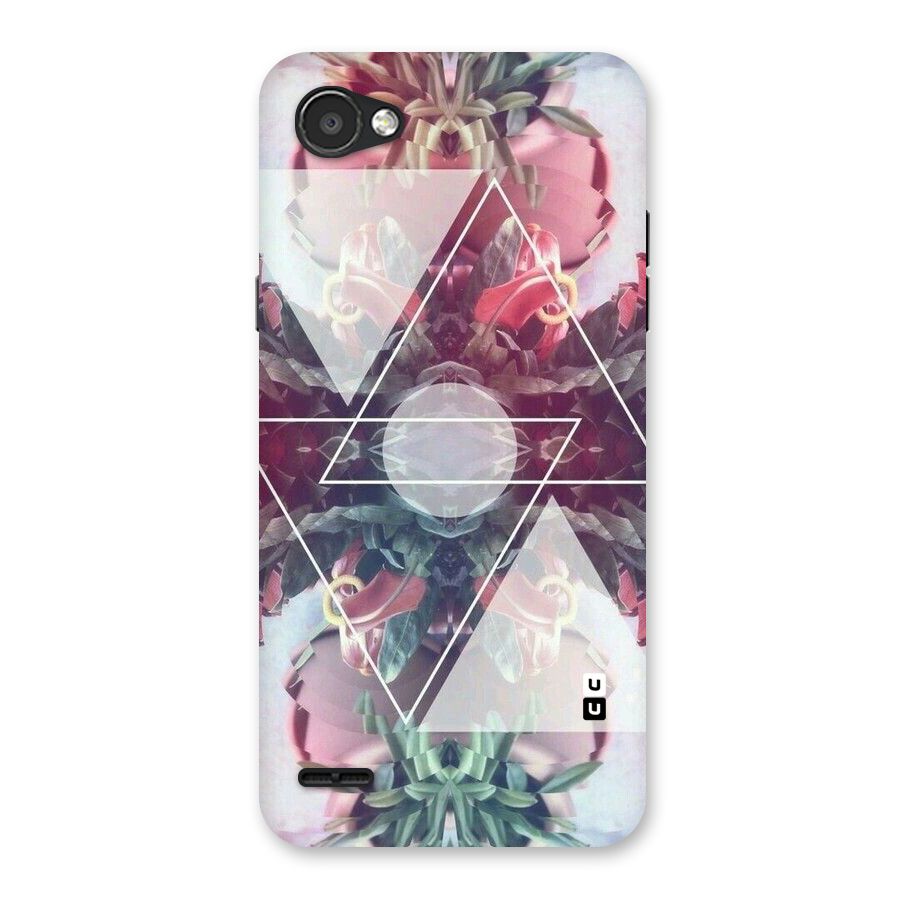Floral Triangle Back Case for LG Q6