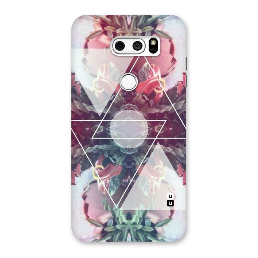 Floral Triangle Back Case for LG V30