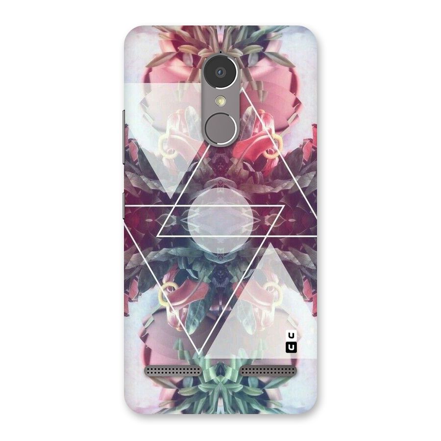 Floral Triangle Back Case for Lenovo K6 Power