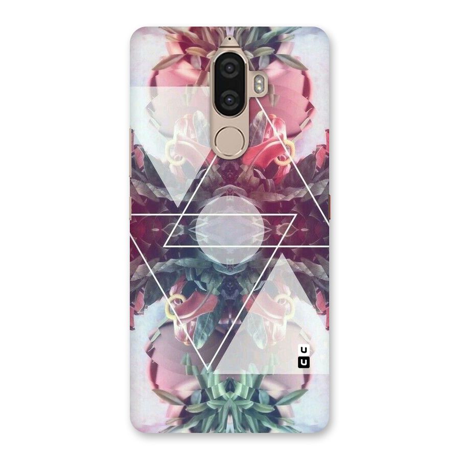 Floral Triangle Back Case for Lenovo K8 Note