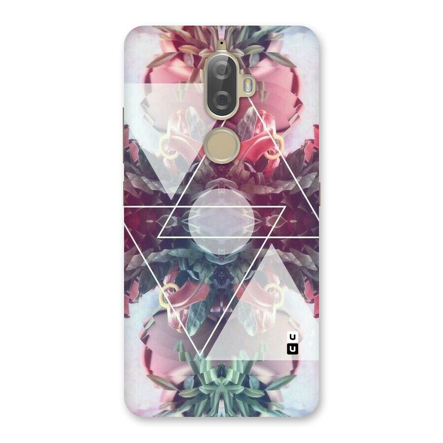 Floral Triangle Back Case for Lenovo K8 Plus