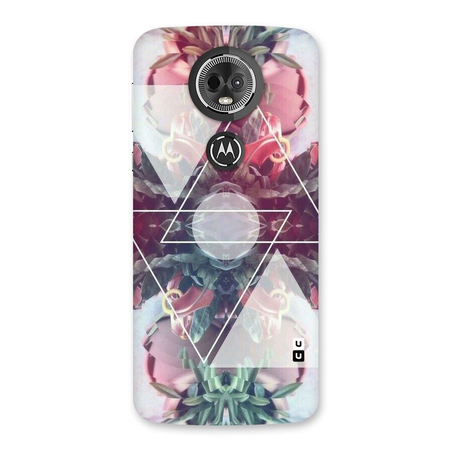 Floral Triangle Back Case for Moto E5 Plus