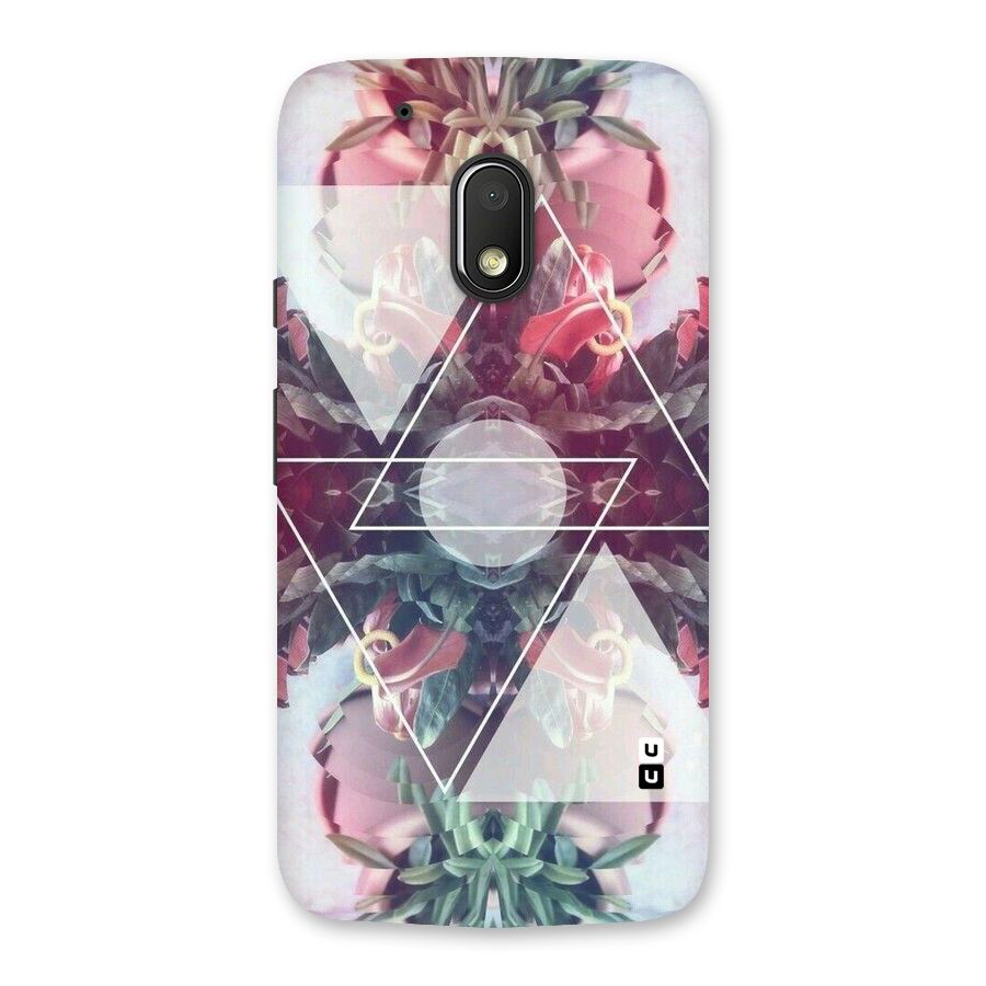 Floral Triangle Back Case for Moto G4 Play
