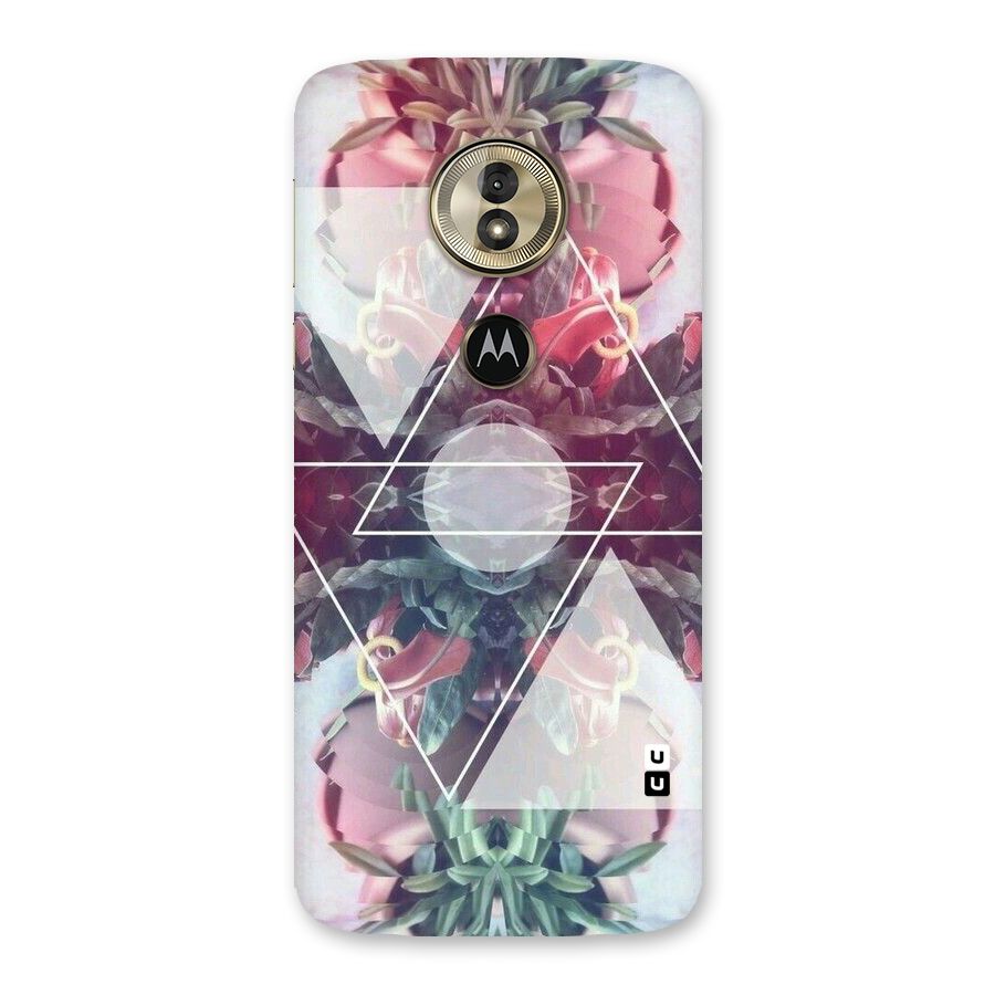 Floral Triangle Back Case for Moto G6 Play