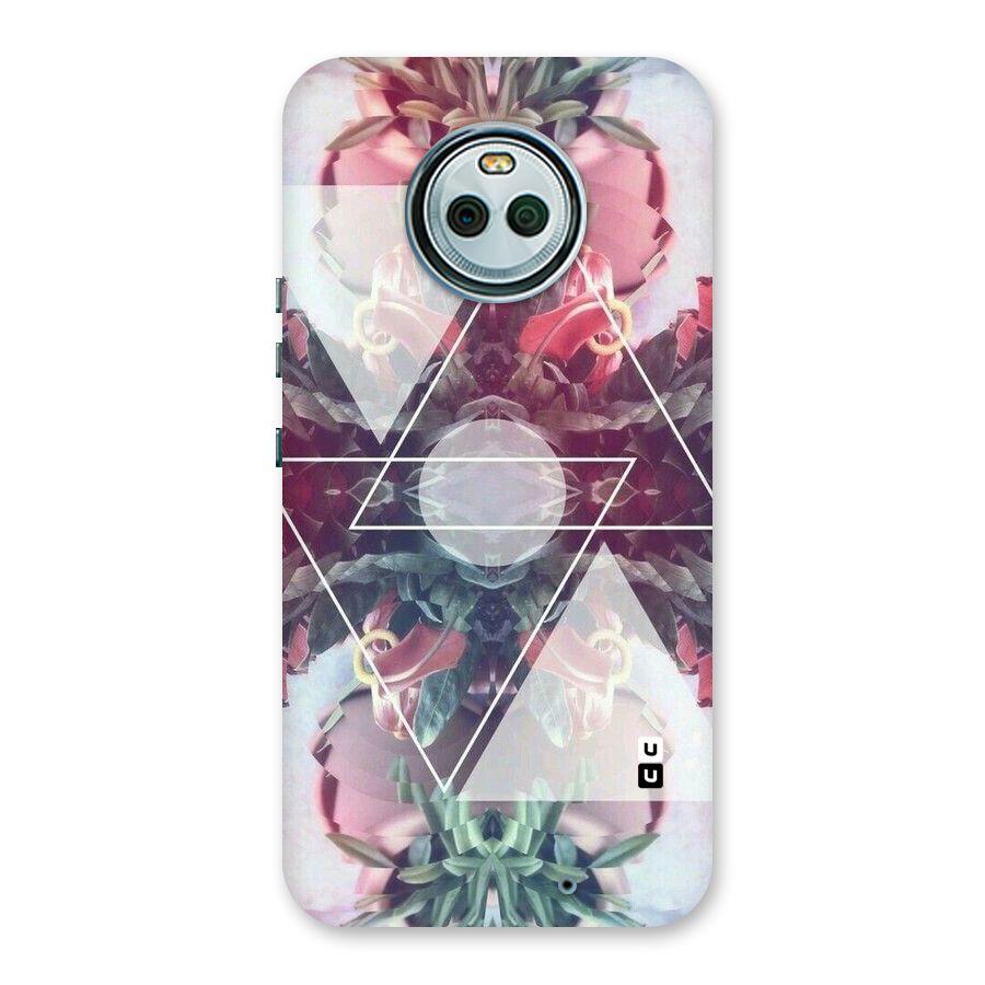 Floral Triangle Back Case for Moto X4