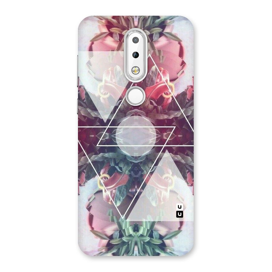 Floral Triangle Back Case for Nokia 6.1 Plus