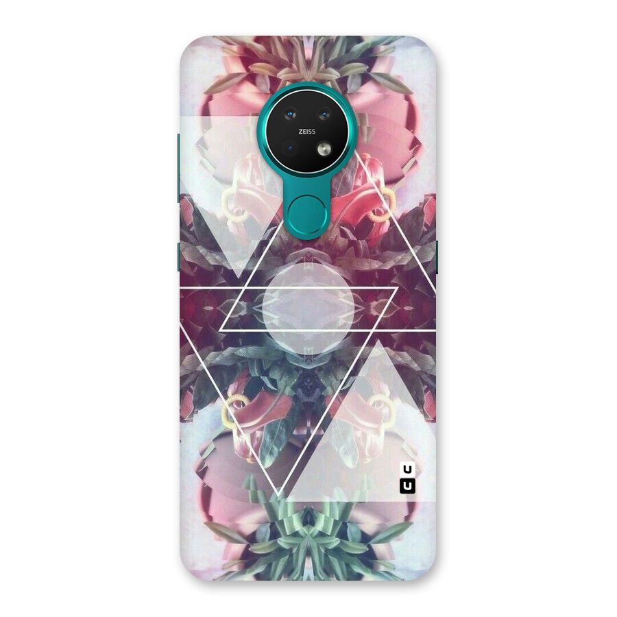 Floral Triangle Back Case for Nokia 7.2