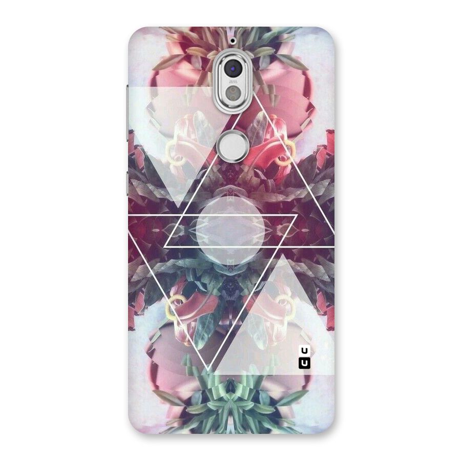 Floral Triangle Back Case for Nokia 7