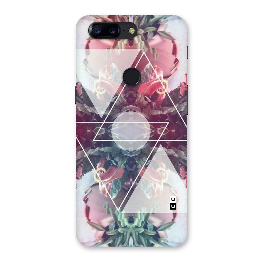 Floral Triangle Back Case for OnePlus 5T