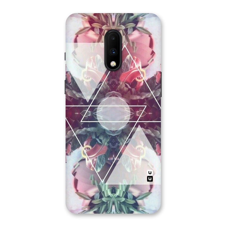 Floral Triangle Back Case for OnePlus 7