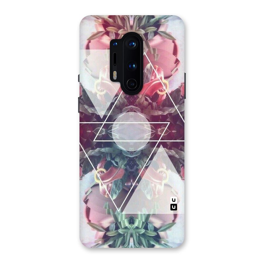 Floral Triangle Back Case for OnePlus 8 Pro