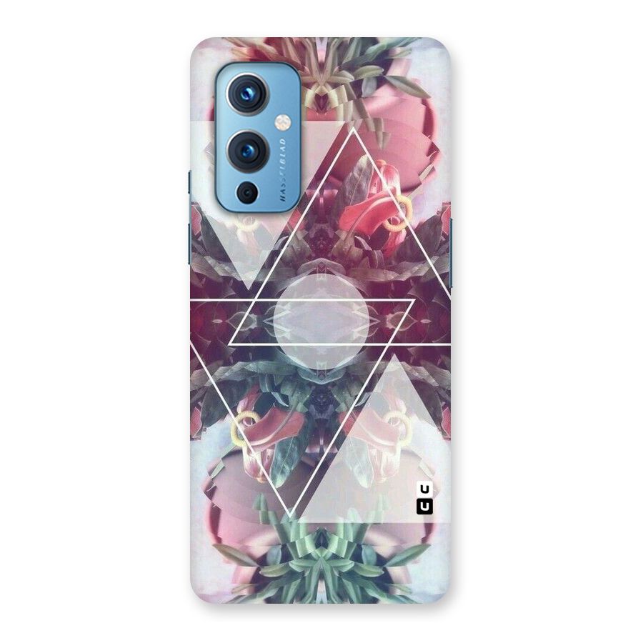 Floral Triangle Back Case for OnePlus 9