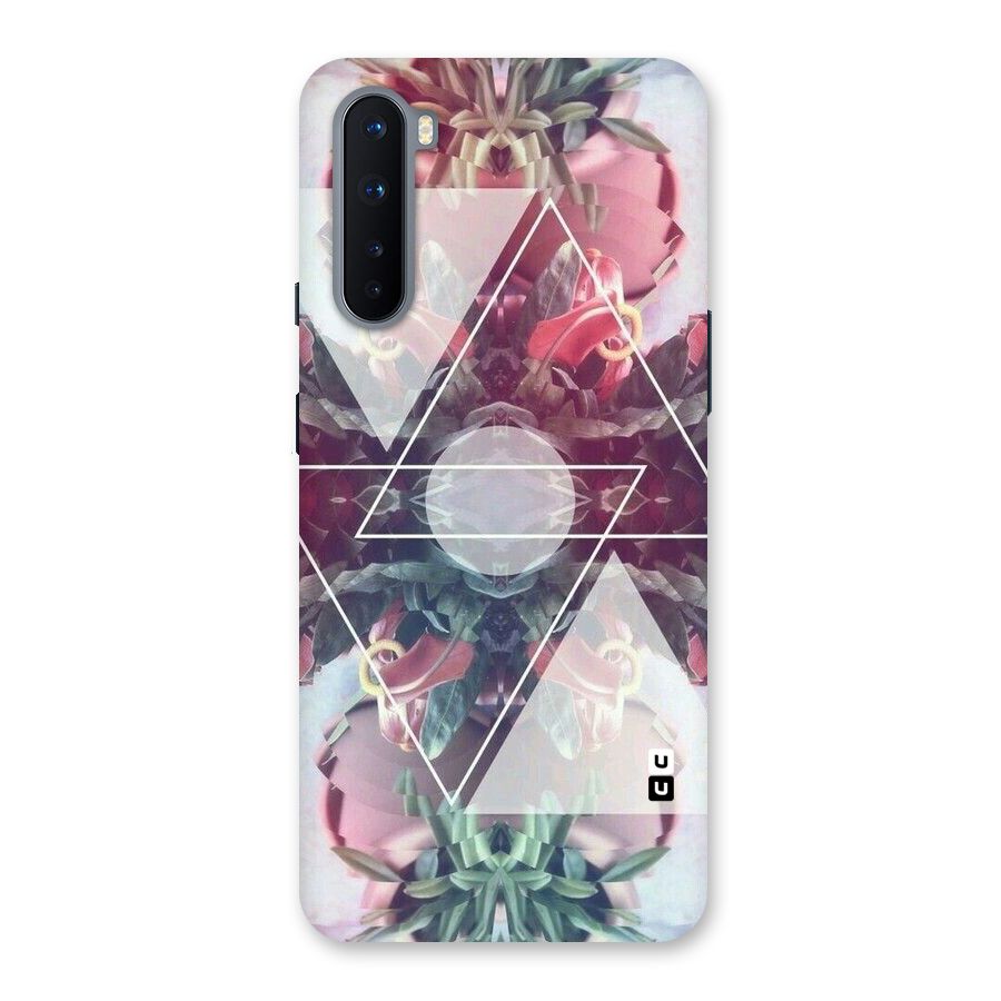 Floral Triangle Back Case for OnePlus Nord