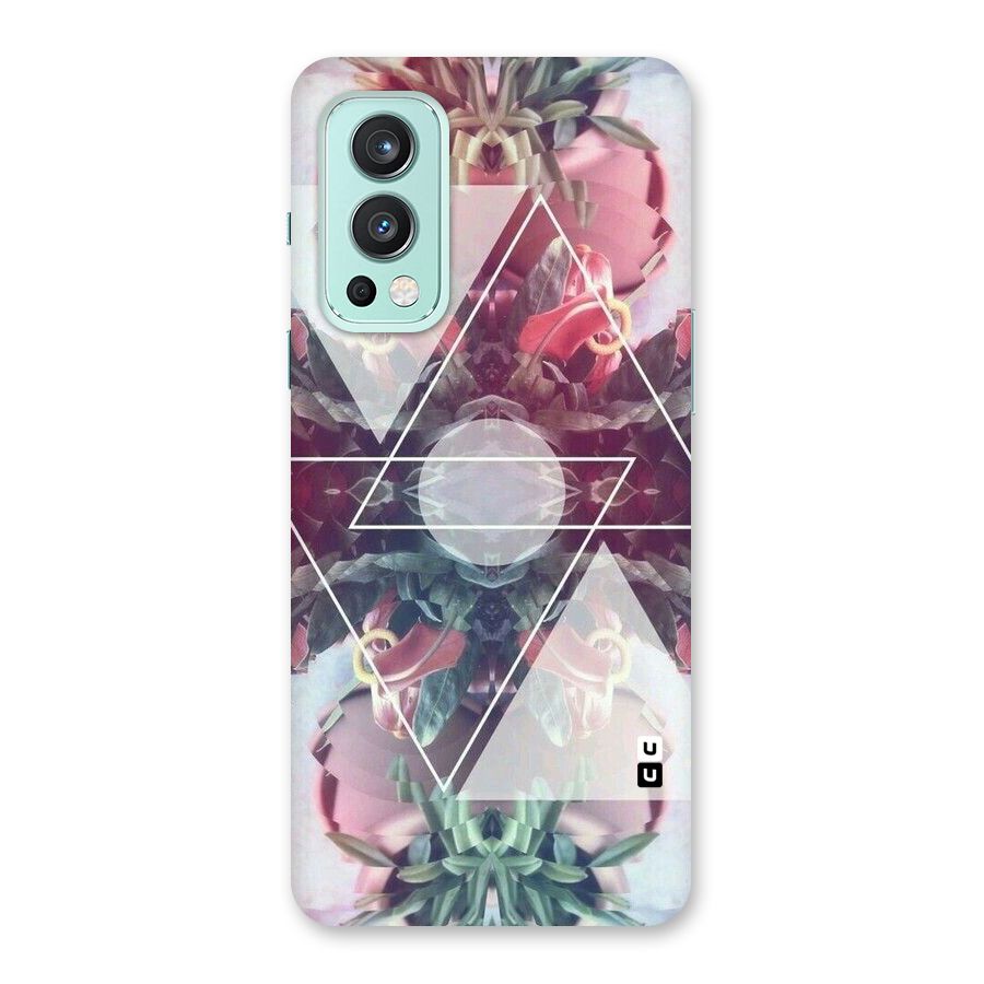 Floral Triangle Back Case for OnePlus Nord 2 5G