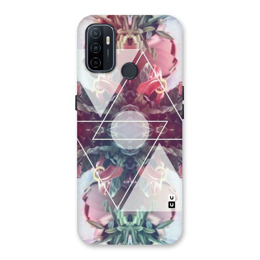 Floral Triangle Back Case for Oppo A32