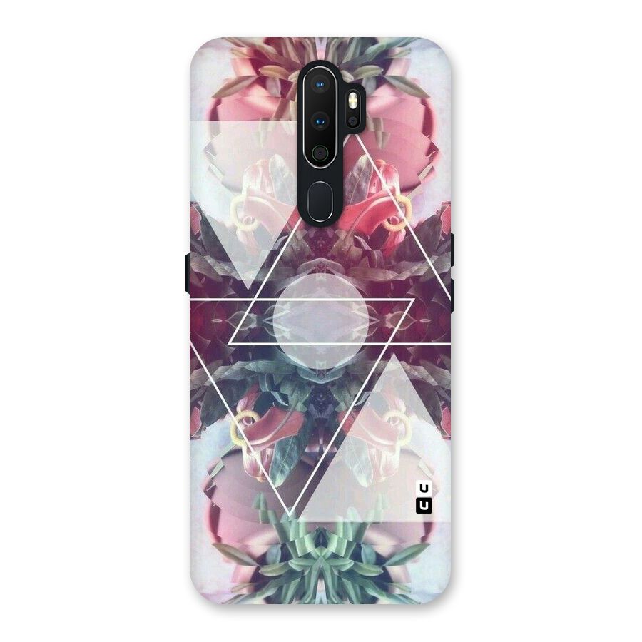 Floral Triangle Back Case for Oppo A5 (2020)