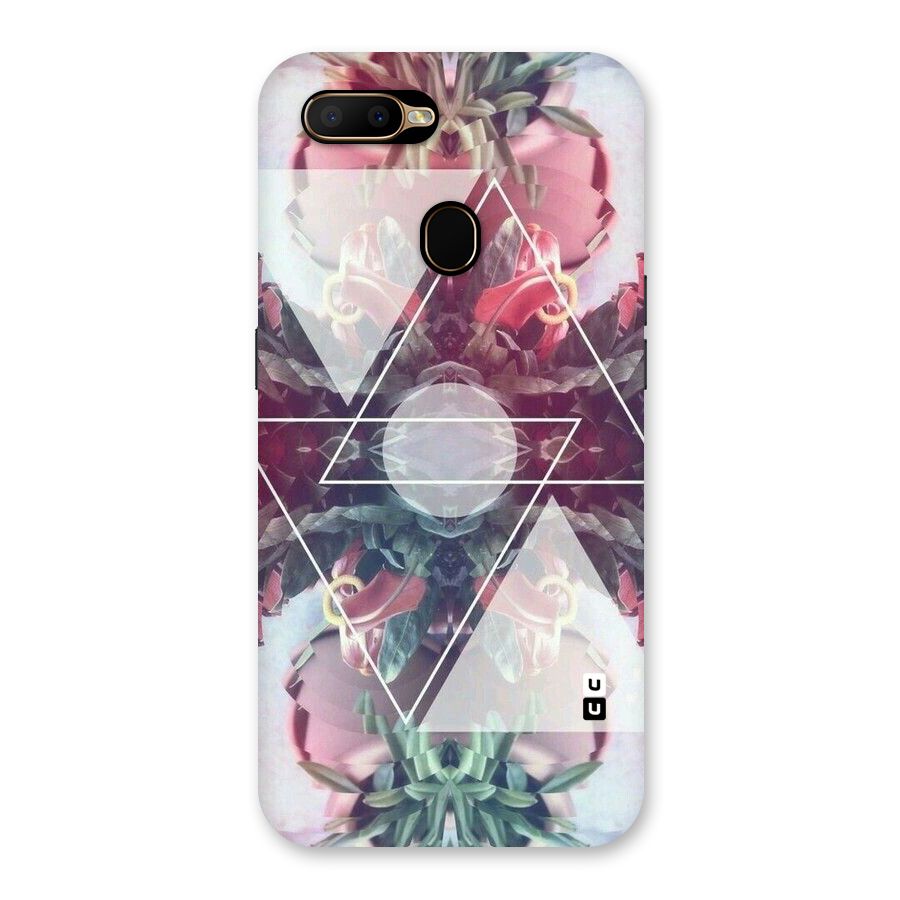 Floral Triangle Back Case for Oppo A5s