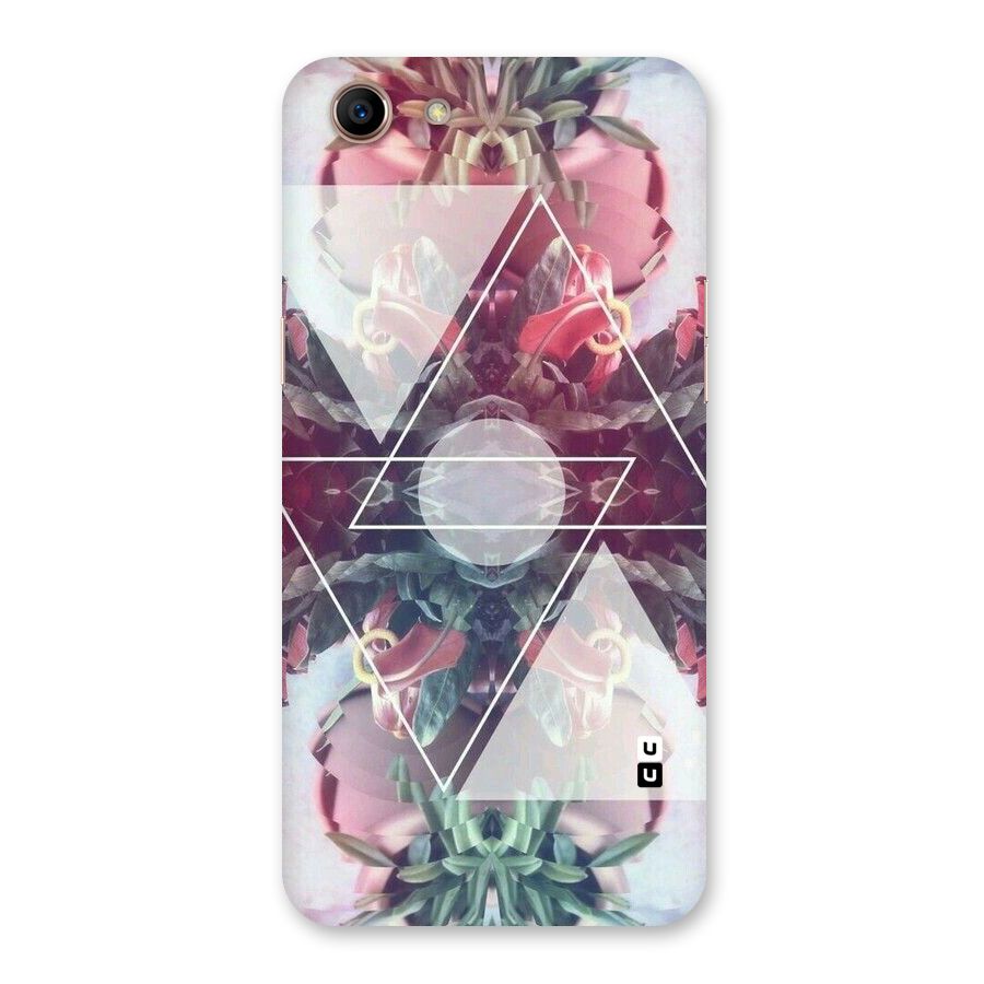 Floral Triangle Back Case for Oppo A83 (2018)