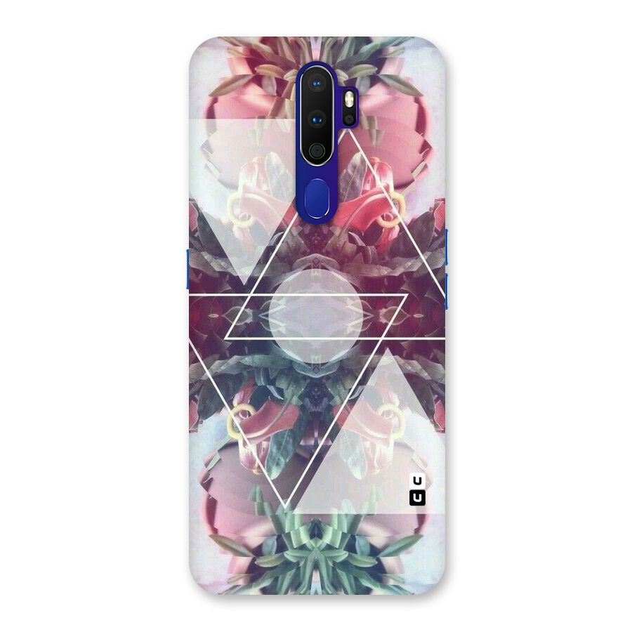 Floral Triangle Back Case for Oppo A9 (2020)