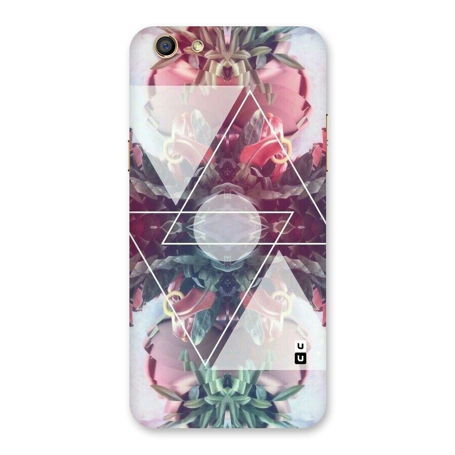 Floral Triangle Back Case for Oppo F3