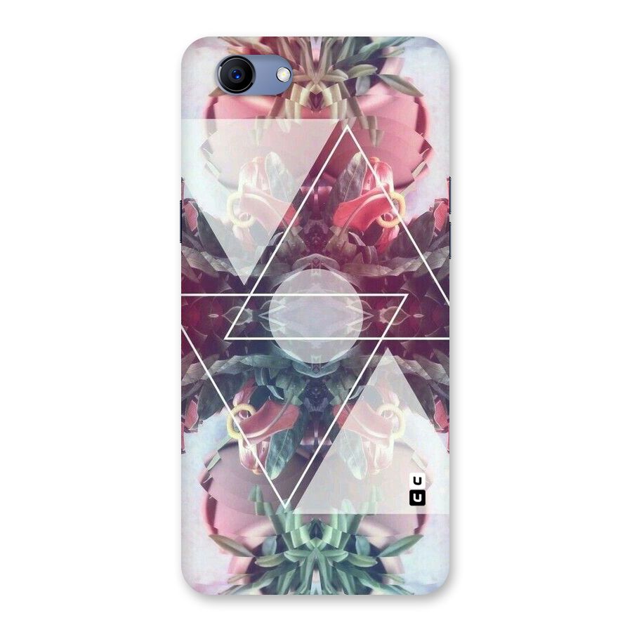 Floral Triangle Back Case for Oppo Realme 1