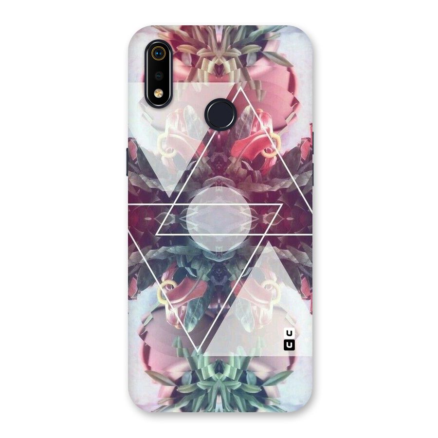 Floral Triangle Back Case for Realme 3i