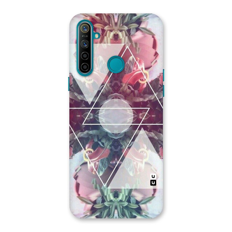 Floral Triangle Back Case for Realme 5i