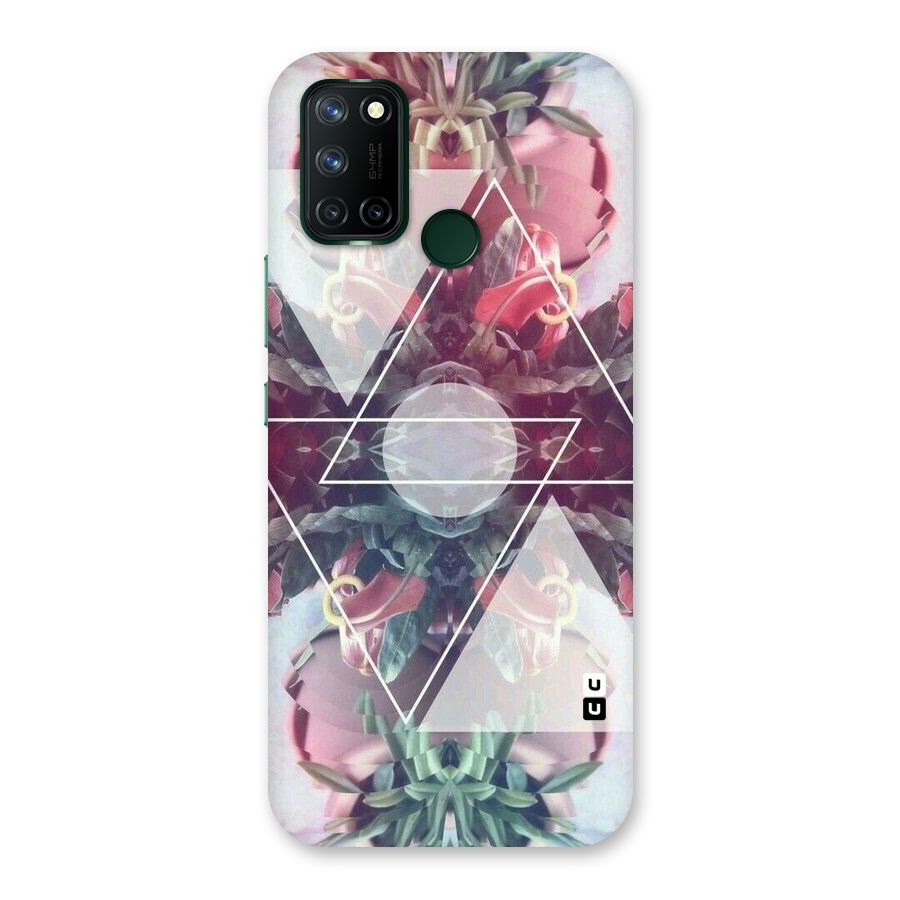 Floral Triangle Back Case for Realme 7i