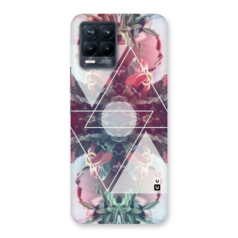 Floral Triangle Back Case for Realme 8 Pro