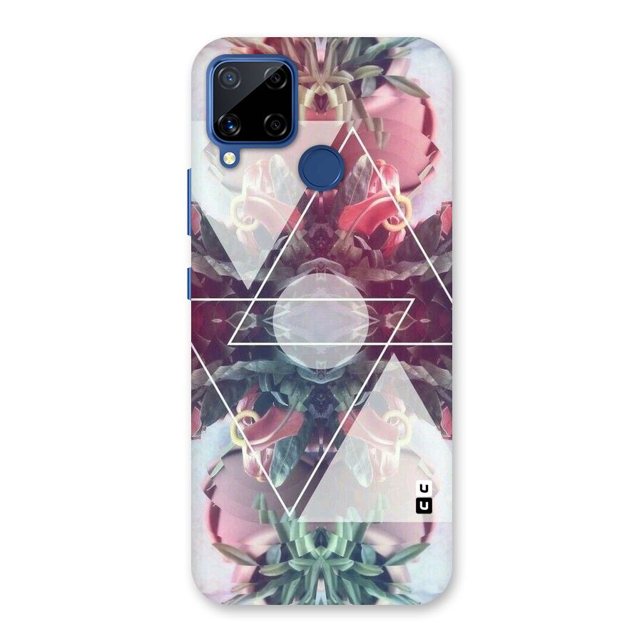 Floral Triangle Back Case for Realme C15