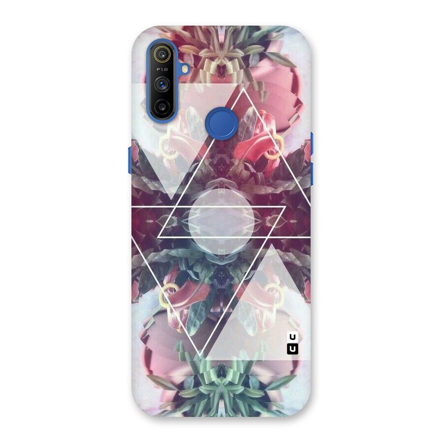 Floral Triangle Back Case for Realme Narzo 10A