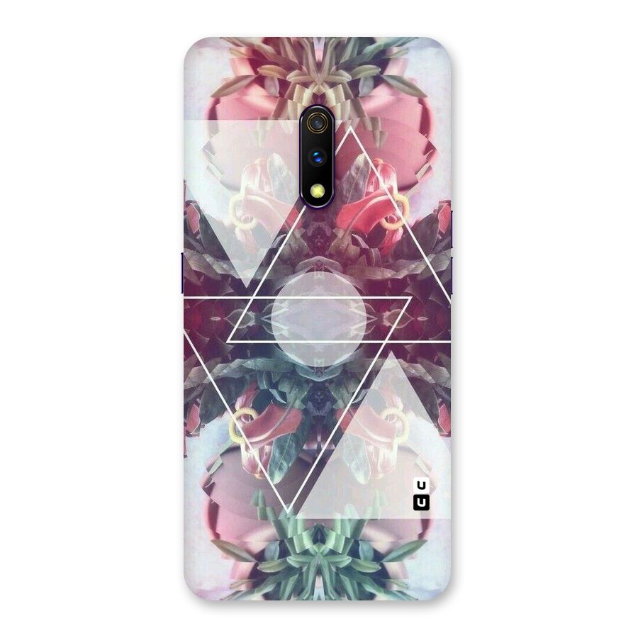 Floral Triangle Back Case for Realme X