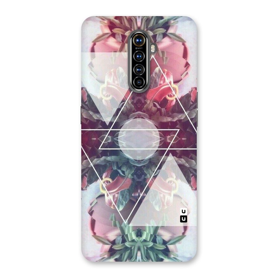 Floral Triangle Back Case for Realme X2 Pro