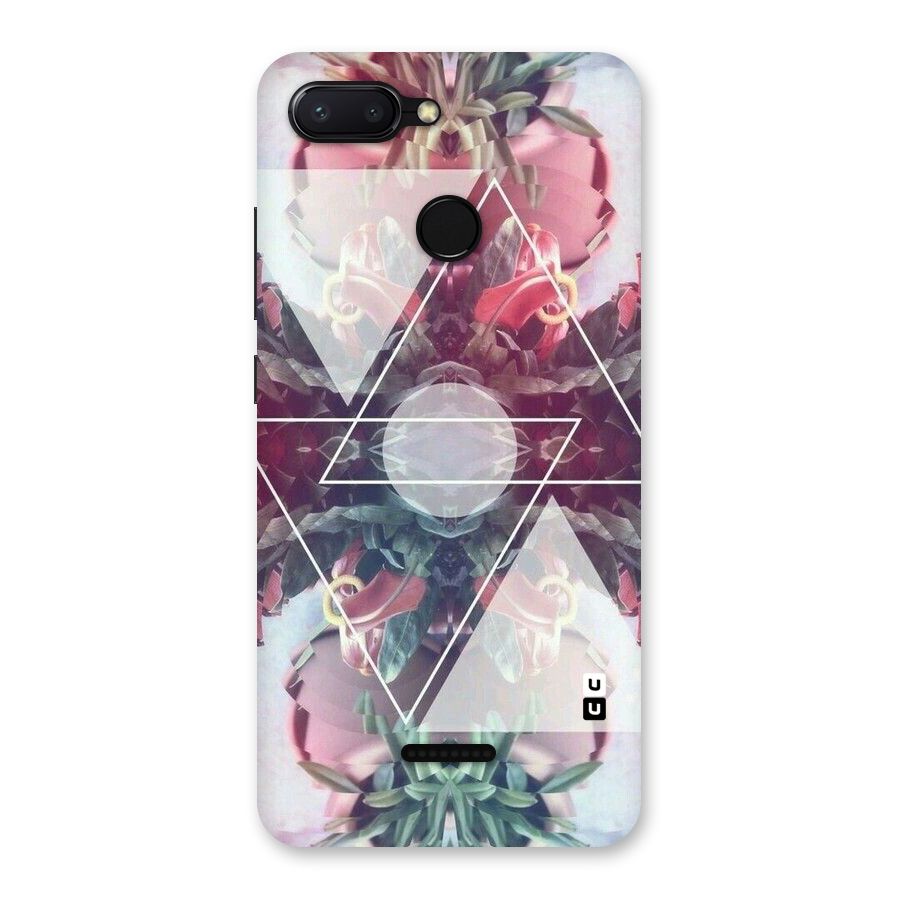 Floral Triangle Back Case for Redmi 6